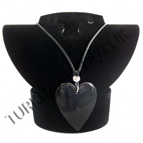 SEDEF KABUK KOLYE - BLACK PEN / KALP