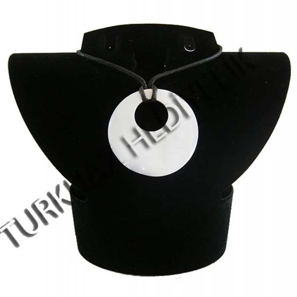 Sedef Kabuk Kolye - Beyaz Sedef Halka Modelli Sedef Kabuk Kolye - Beyaz Sedef Halka Modelli