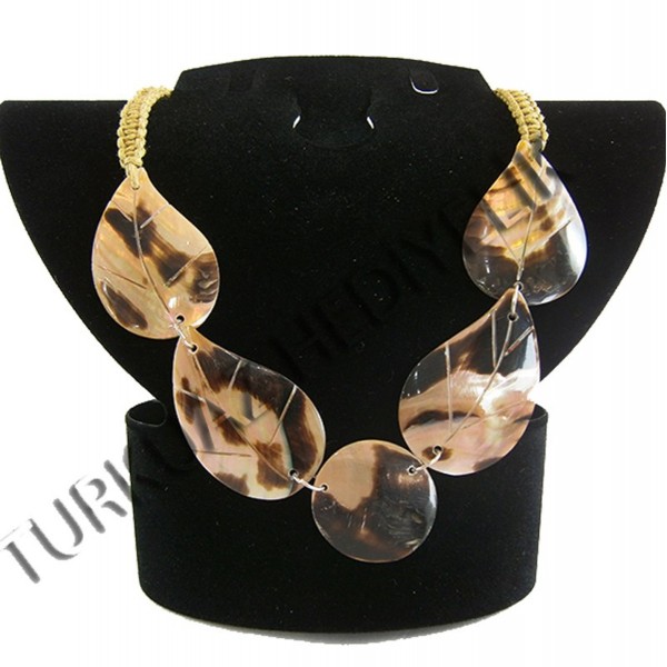 Kabuk Kolye - Tiger Brownlip 5'li Kabuk Kolye - Tiger Brownlip 5'li
