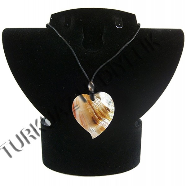 Sedef Kabuk Kolye - Ruspences / Kalp Koyu Kırmızı Sedef Kabuk Kolye - Ruspences / Kalp Koyu Kırmızı