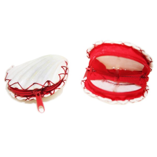Scallop Fermuarlı Kabuk Cüzdan Scallop Fermuarlı Kabuk Cüzdan