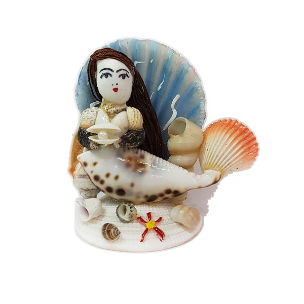 Deniz Kızı Biblo - Tigris Kabuklu