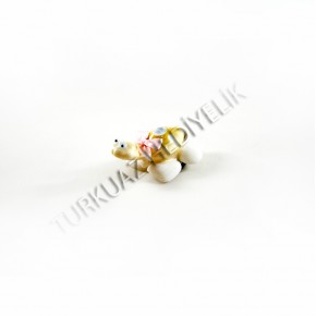 PEMBE KURDELELİ KAPLUMBAĞA MAGNET