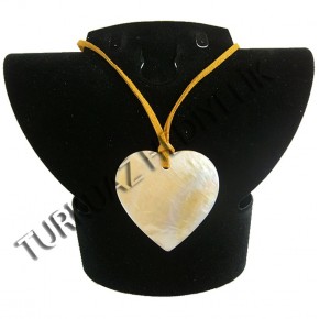 SEDEF KABUK KOLYE - SARI KALP 