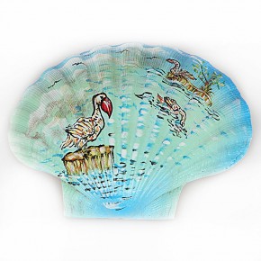 SCALLOP-PELİKAN FİGÜRLÜ