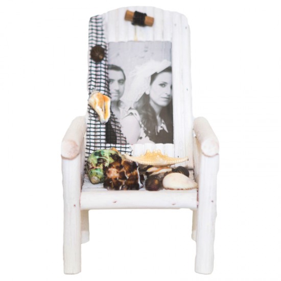 SANDALYE RESİM ÇERÇEVESİ-BEYAZ