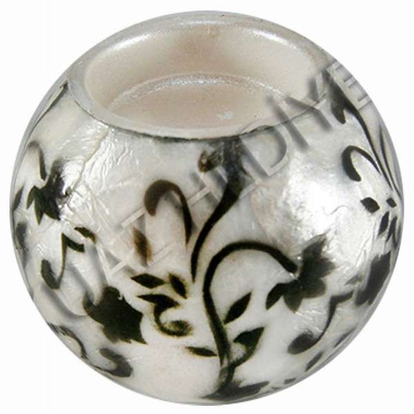 Tealight Mumluk 3 inç - Siyah Sarmaşık