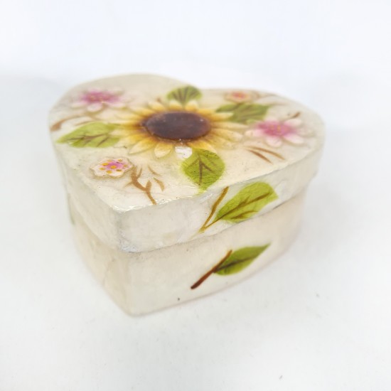 KÜÇÜK SEDEF KUTU-KALP-AY ÇİÇEĞİ