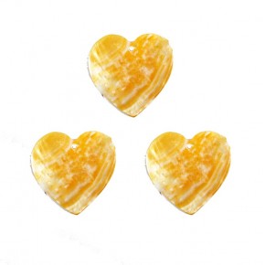 KOLYE UCU - SARI SEDEF KABUK / KALP