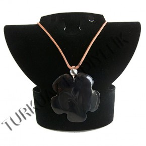 SEDEF KABUK KOLYE - BLACK PEN / YONCA