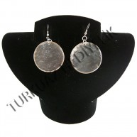 CAPIZ KÜPE - YUVARLAK / SARI METAL ÇERÇEVELİ