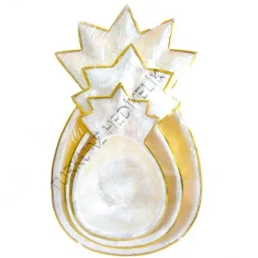 SEDEF 3'LÜ TABAK SETI-ANANAS