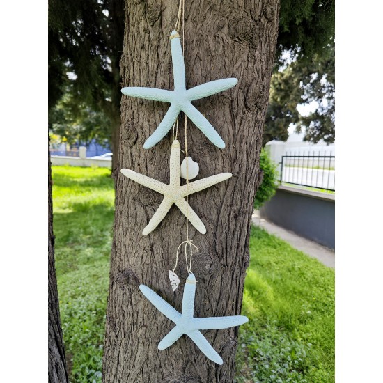 3'LÜ PARMAK YILDIZLI SARKAÇ-AÇIK MAVİ