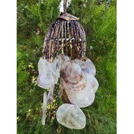 KAFESLİ PLACUNA RÜZGAR ÇANI -YUVARLAK PLACUNA