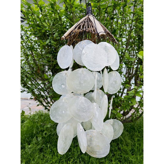 JAPON ŞAPKALI AĞAÇ DALI RÜZGAR ÇANI