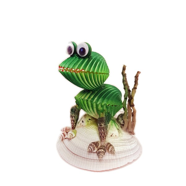 Yeşil Kurbağa Biblo / Bug Atan