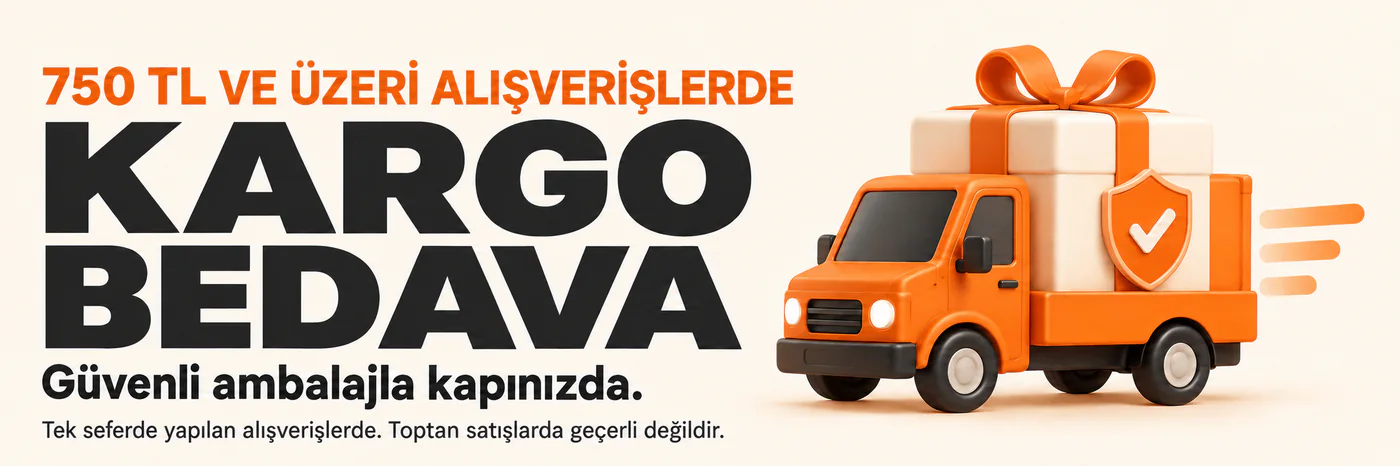 750 TL ve üzeri alışverişlerde kargo bedava
