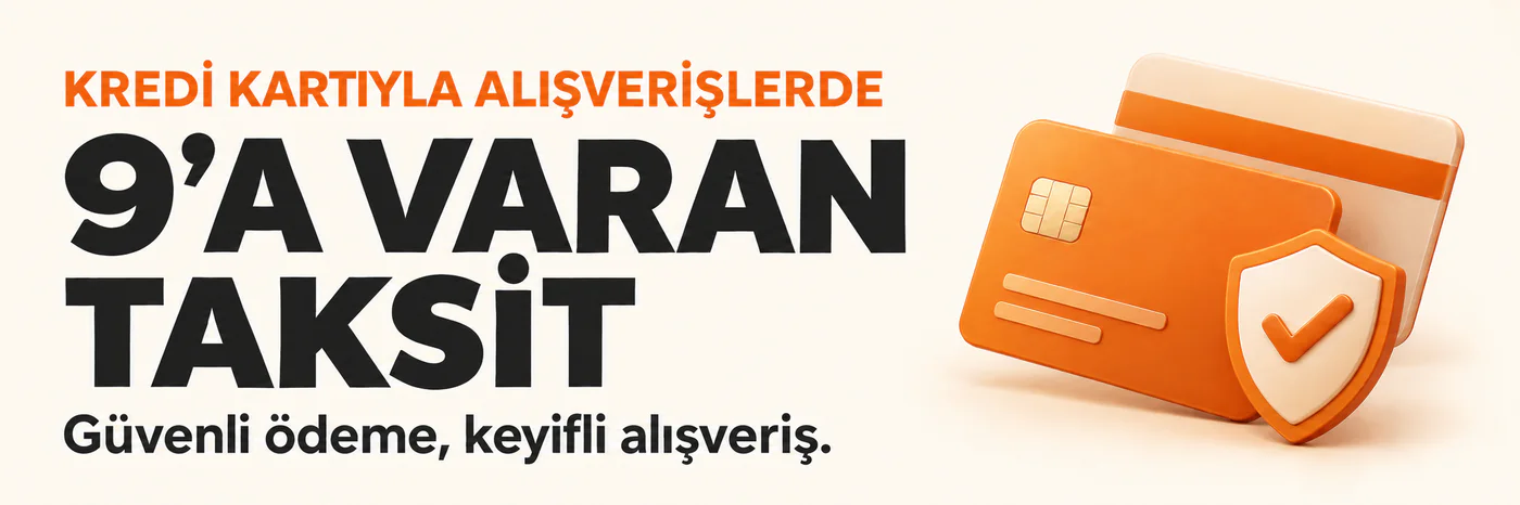 Kredi kartıyla 9’a varan taksit